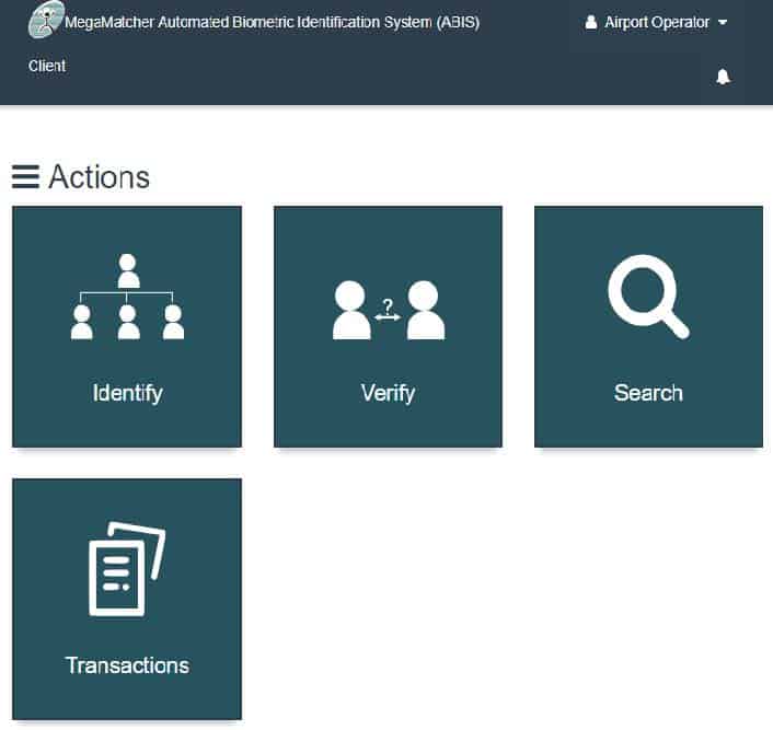 Figure 9. MMABIS view for a new user