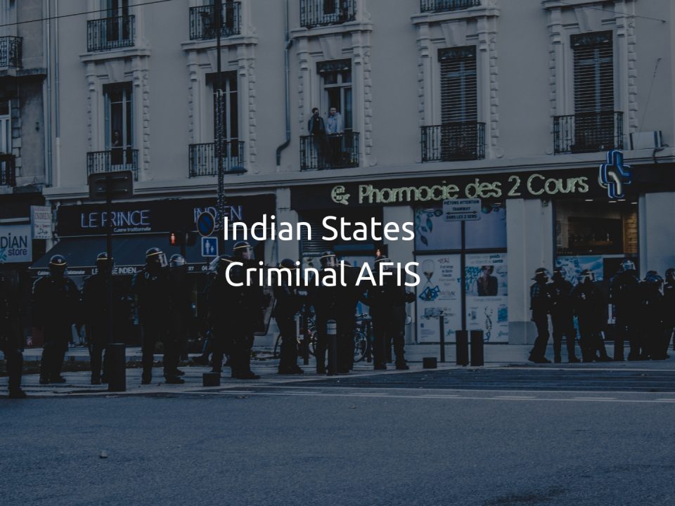 Indian States Criminal AFIS