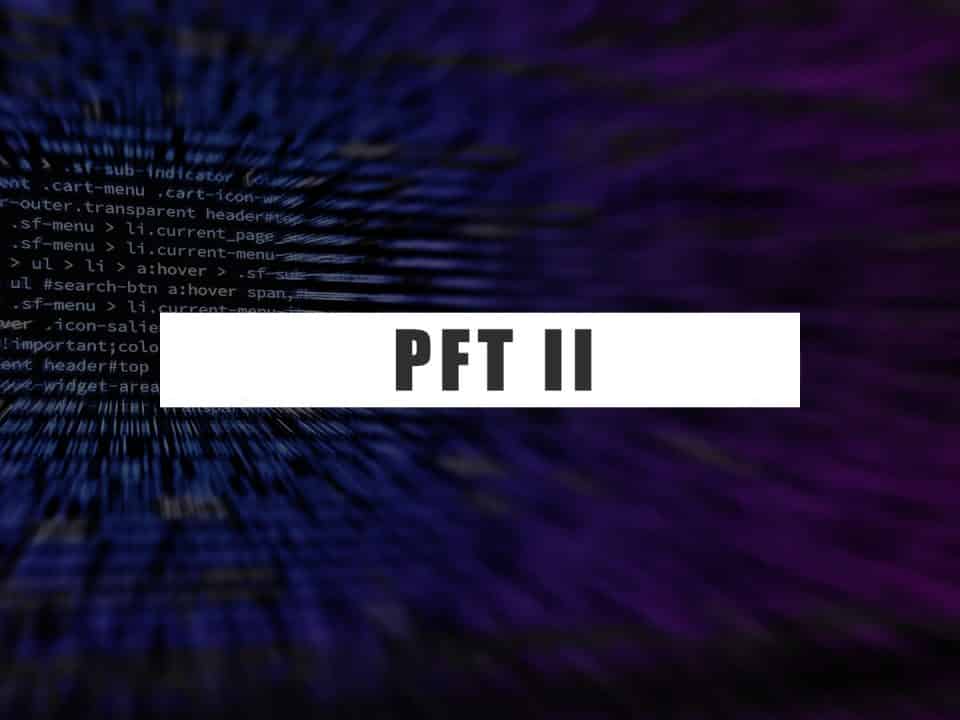 PFT II (Proprietary Fingerprint Template) Evaluation